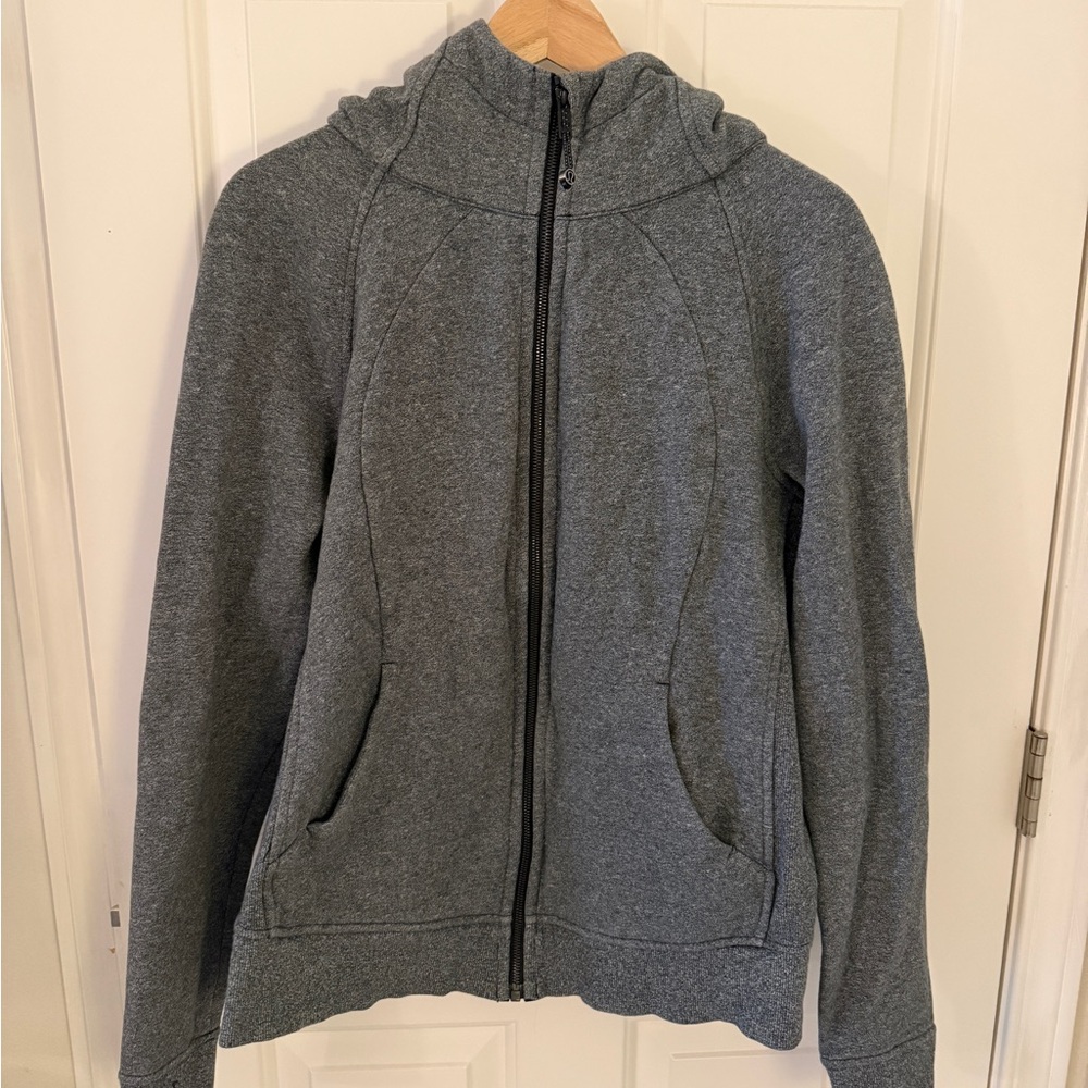 lululemon athletica Charcoal Gray Full Zip Hoodie